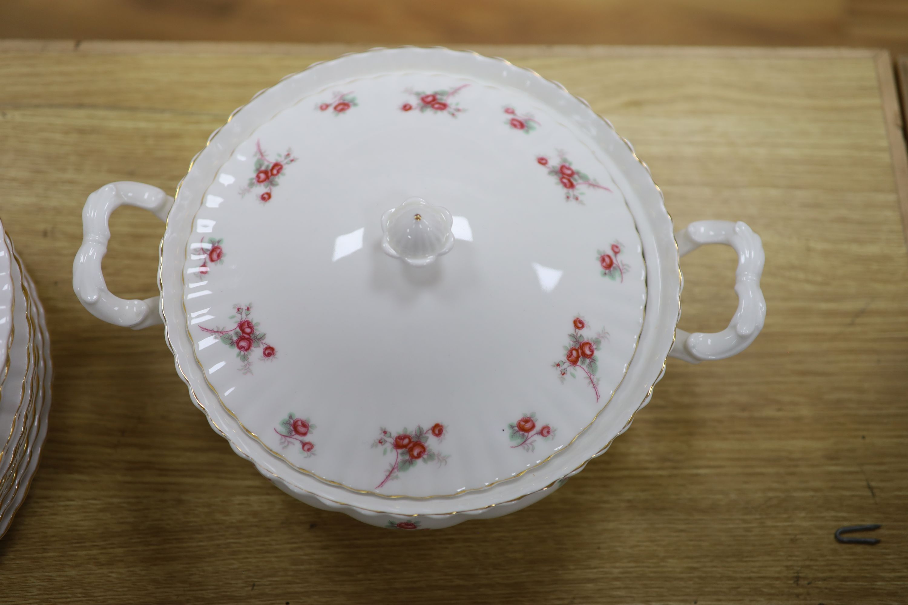 A Richmond bone china dinner and tea service, Rose Tyme pattern